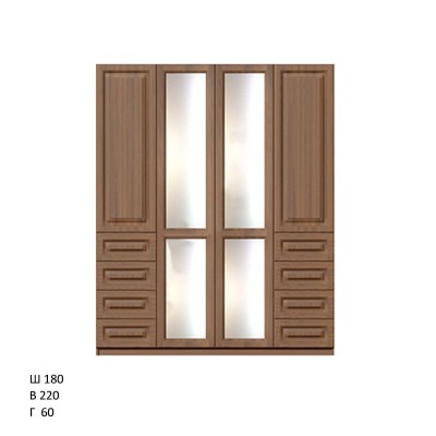 Шкаф 4 Платяной-2